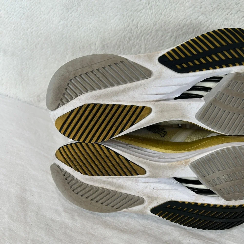 Adidas‎ Adizero Boston 10 Running Shoes Womens White Gold GY0905 Size 5